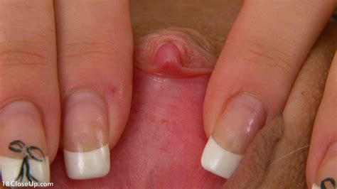 18closeup.com: Angel's Erected Clit Tensing and Throbbing ...