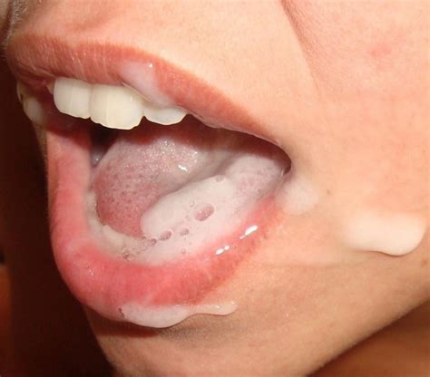 close up cum in mouth - XXGASM