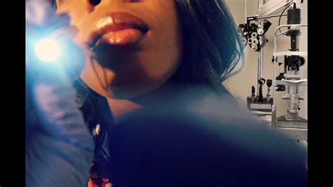 ASMR Binaural Eye Exam ROLEPLAY with Close Whispers - YouTube