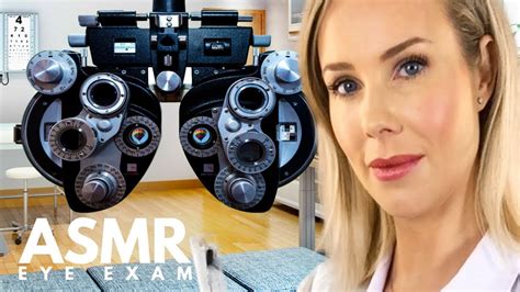 ASMR Examination ðŸ‘ðŸ‘ Eye Exam ðŸ”Ž Relaxing Doctor Check Up ...
