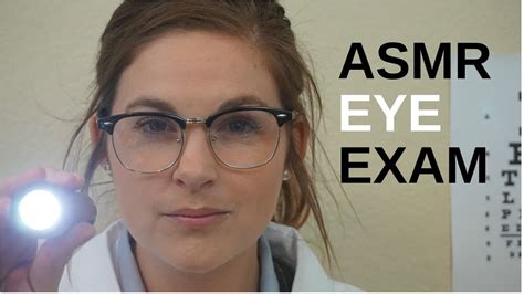 [ASMR] Eye Exam and Light Test Roleplay - YouTube