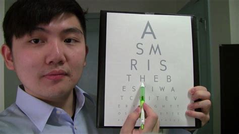 ASMR Eye Exam for Contact Lenses Role Play - YouTube