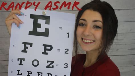 [ASMR] EYE EXAM - MEDICAL ROLEPLAY - YouTube