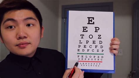 ASMR Eye Examination Optometrist Role Play - YouTube