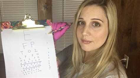 ASMR Relaxing Eye Exam Roleplay - YouTube