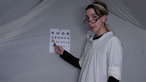 ASMR Screen Test: eye exam RP - YouTube