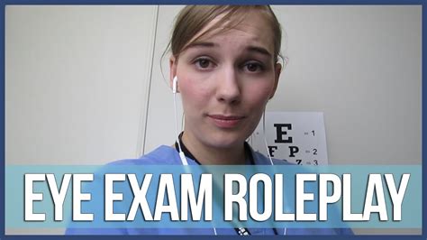 [BINAURAL ASMR] Eye Exam Roleplay (eye blurring, soft ...