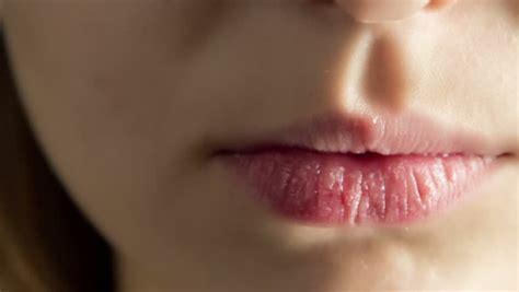 Close-up Of Black Woman's Lips Stock Footage Video 4784192 ...