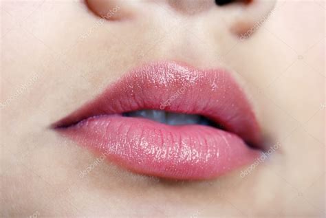 Female lips close up â€” Stock Photo Â© mcgphoto #3444414