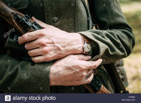 Close up of german military uniform of a German soldier ...