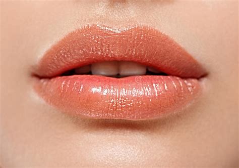 Perfect Lips. Girl Mouth Close Up. Beauty Young Woman ...